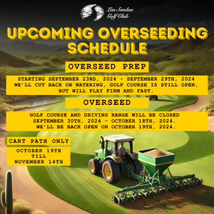 Overseed Schedule