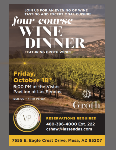 Groth Wine Event Information