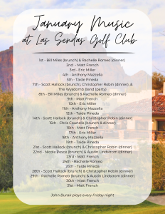 January Music at Las Sendas Golf Club