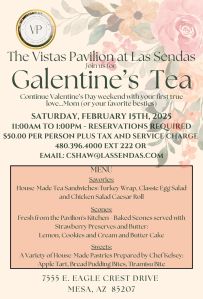 Galentine's Tea at Las Sendas 